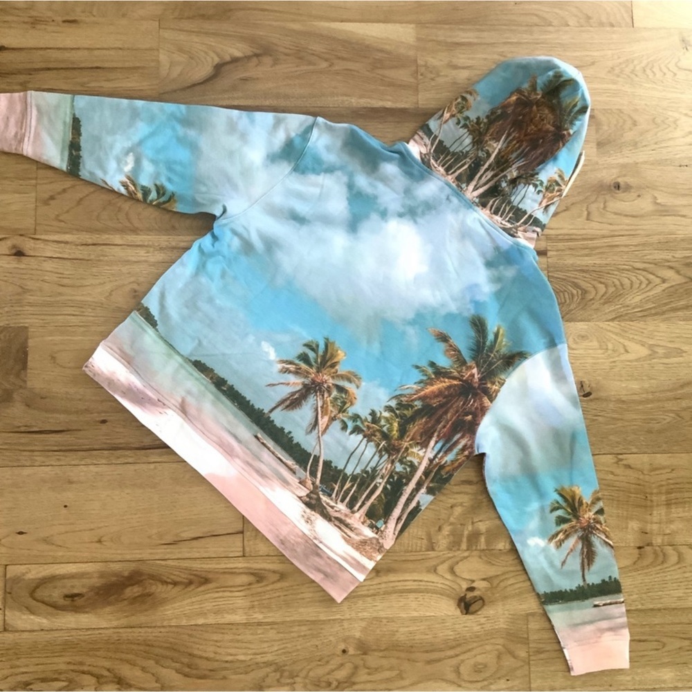 Blank NYC Paradise Island Vibe Hoodie Size Medium BNWT - Picture 10 of 14